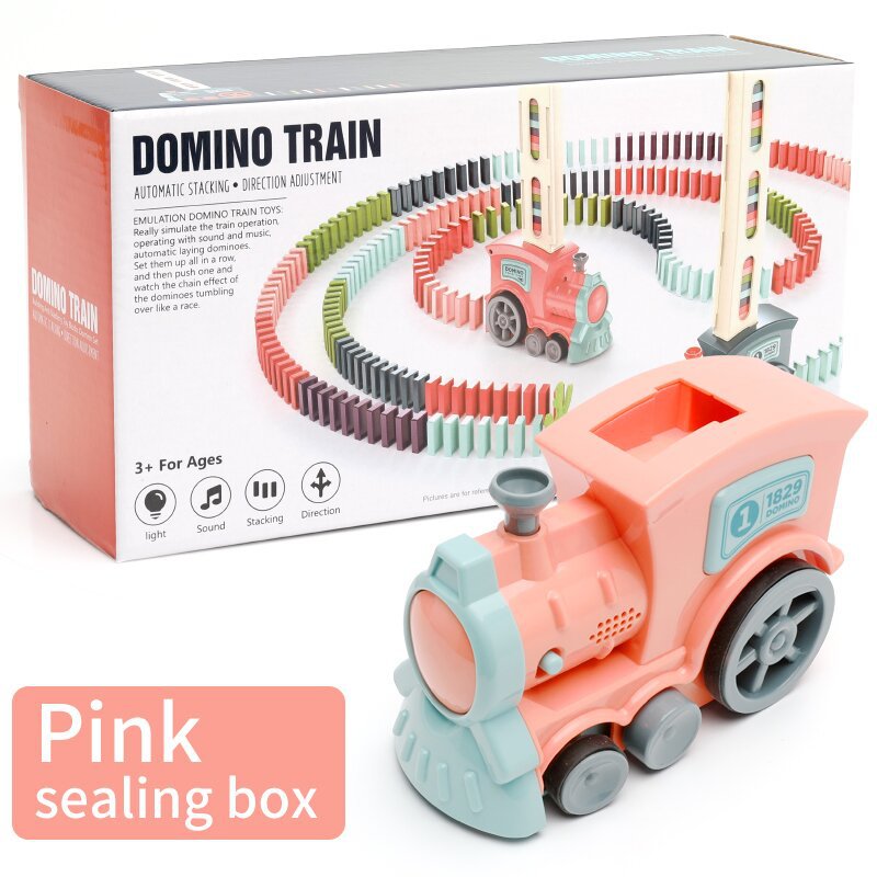 🚂 Domino Train – Automatic Domino-Laying Toy for Kids!