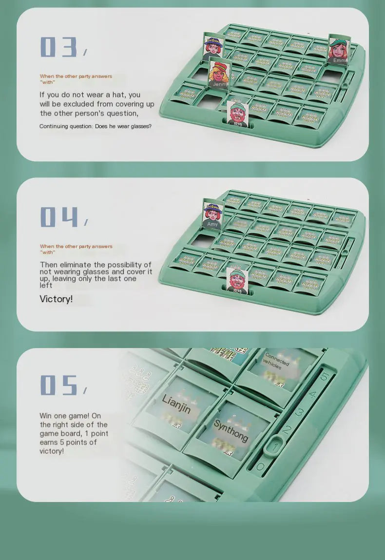 🎉 Guess Who I Am – The Ultimate Family Logic & Guessing Game!