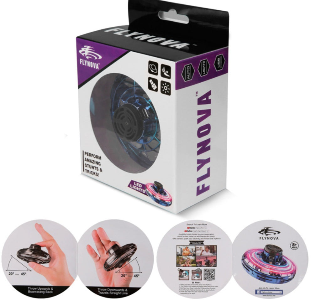 🛸 Mini Fingertip Gyro UFO Drone – The Viral Flying Spinner Toy Every Kid Wants!