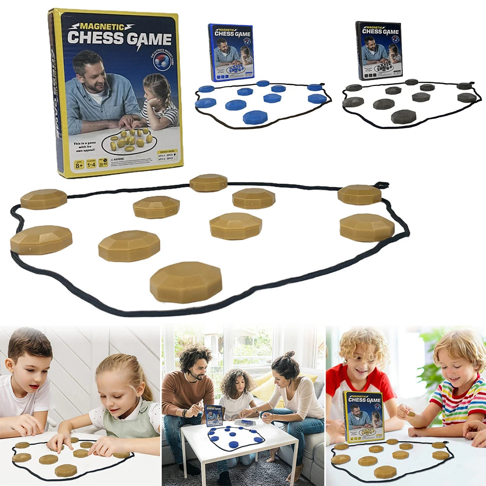 ♟️ ChessMag™ Magnetic Stone Board Set — Play Anywhere. Think Deeper. Never Lose Your Strategy Again.