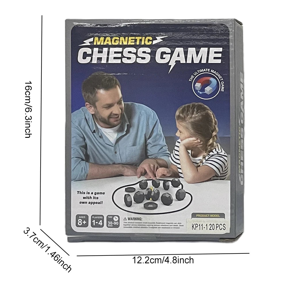 ♟️ ChessMag™ Magnetic Stone Board Set — Play Anywhere. Think Deeper. Never Lose Your Strategy Again.